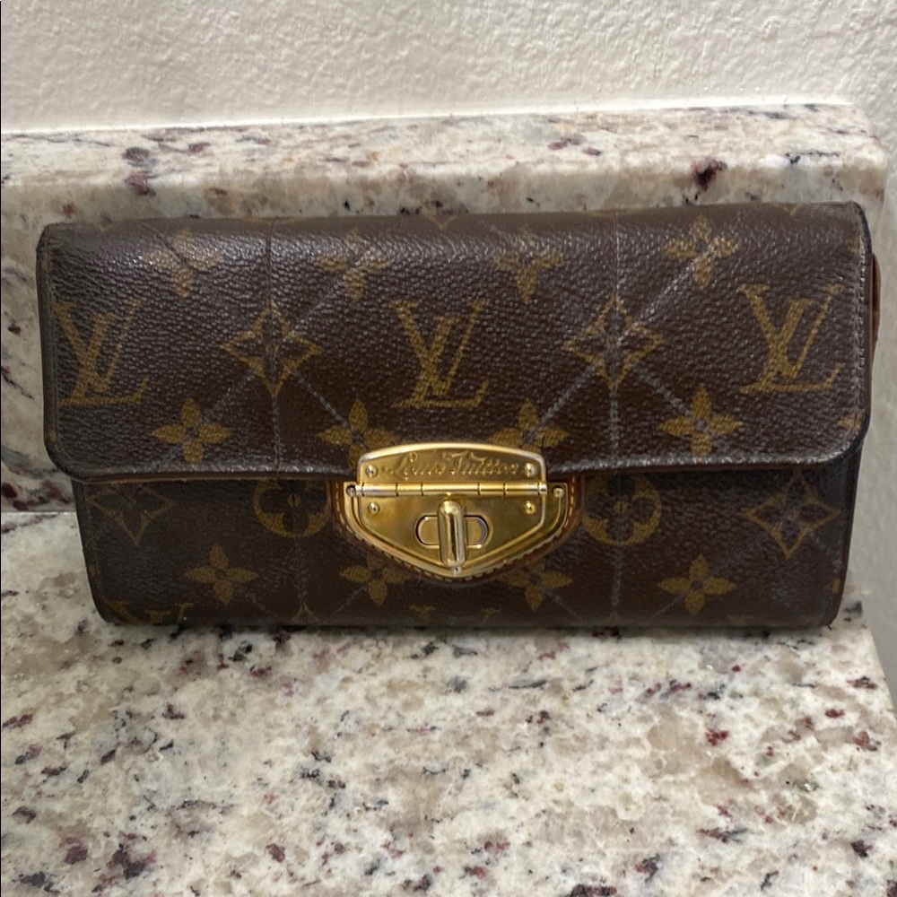 LOUIS VUITTON MONOGRAM CANVAS ETOILE SARAH WALLET - Picture 8 of 12